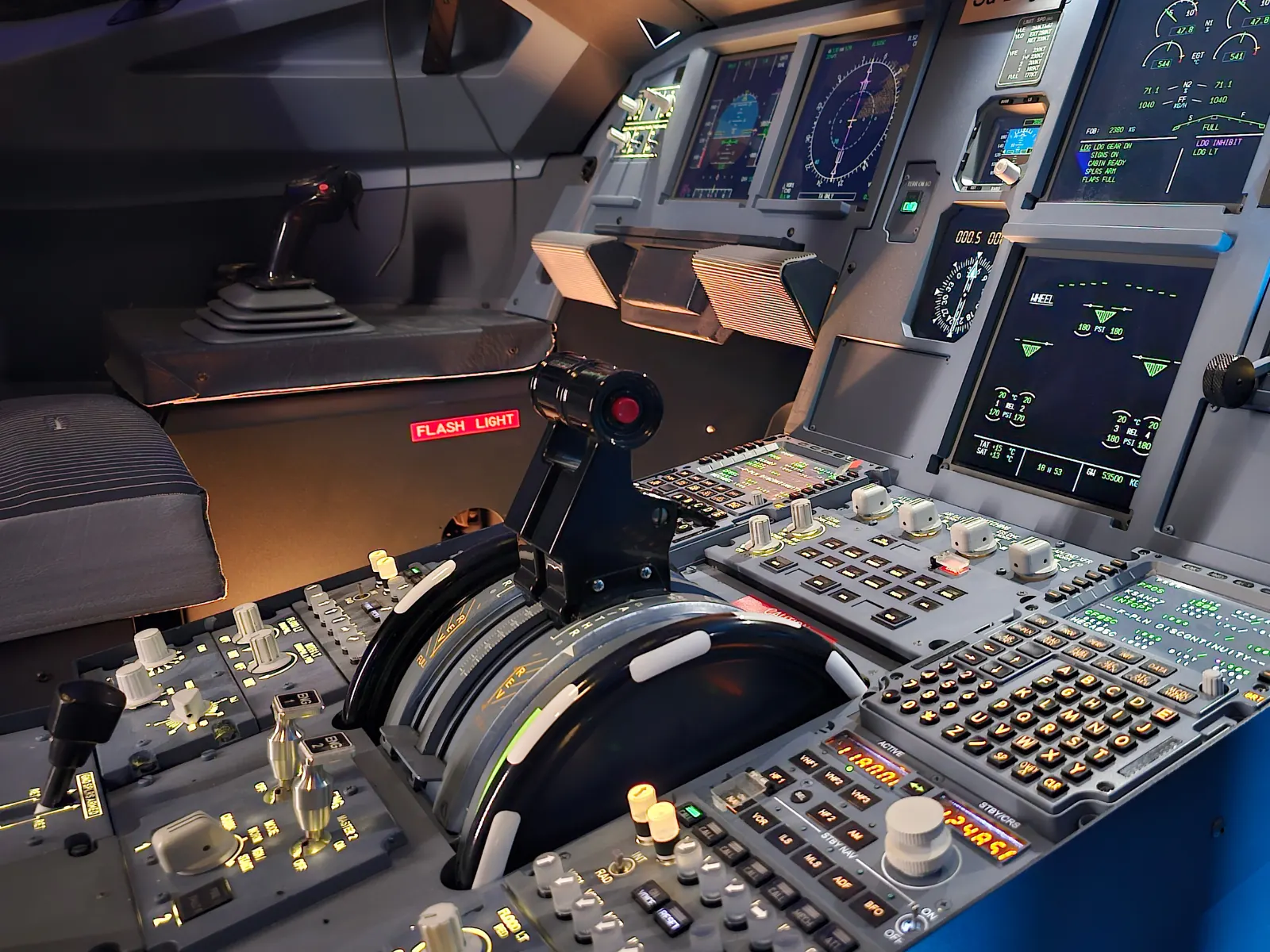 Airline Assessment Preparation Program in a simulator